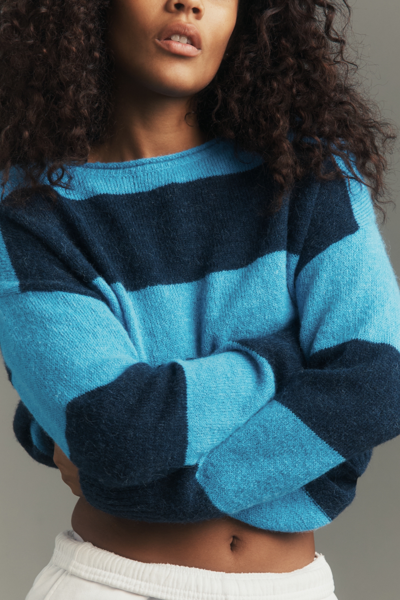 Sundry Bold Stripe Sweater