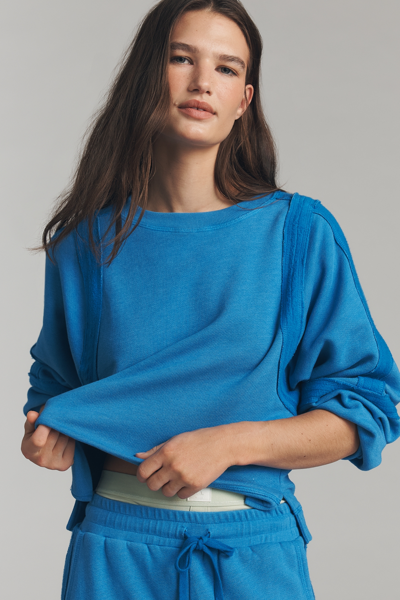 Sundry Raw-Seam Sweatshirt