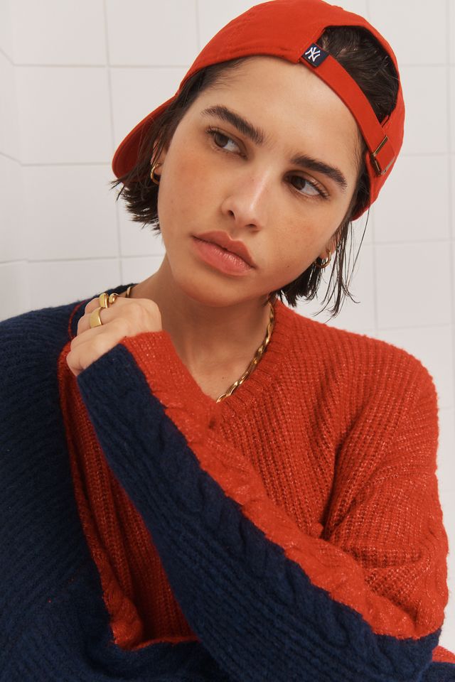Sundry Long-Sleeve Colorblock Sweater #1
