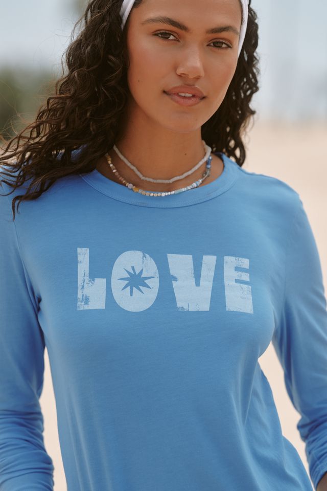 Sundry Love Long-Sleeve Crew-Neck Graphic Tee #2