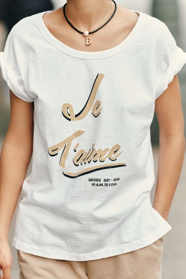 Sundry Je T'Aime Tee #1