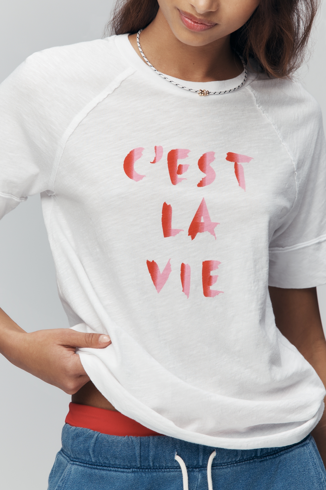 Sundry C'est La Vie Short-Sleeve Tee