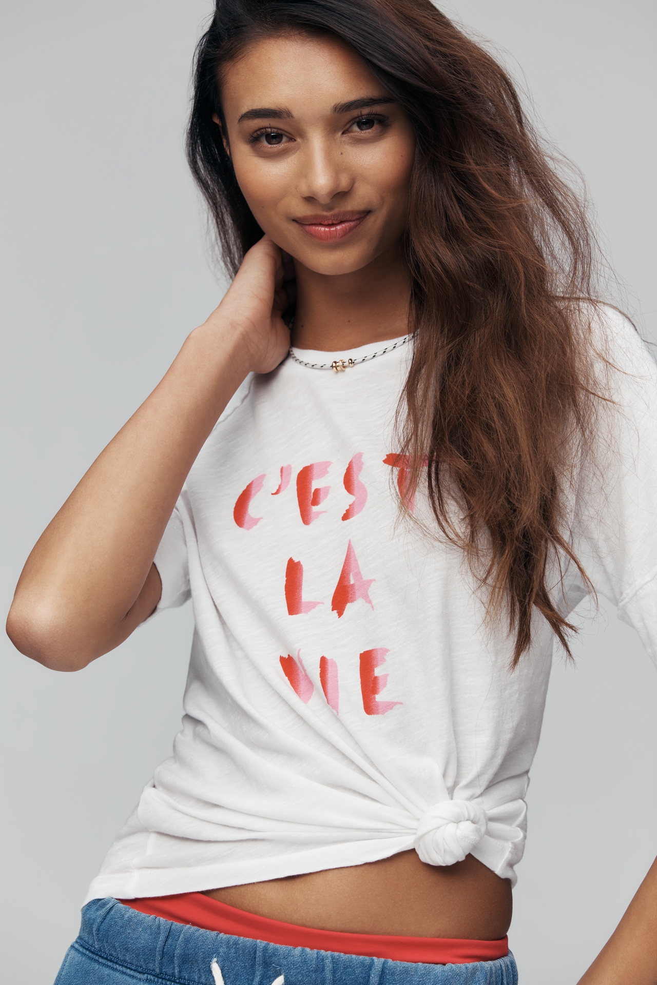Sundry C'est La Vie Short-Sleeve Tee