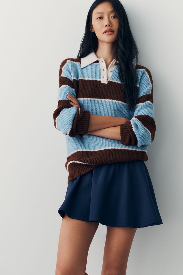 Sundry Long-Sleeve Rugby Pullover #1
