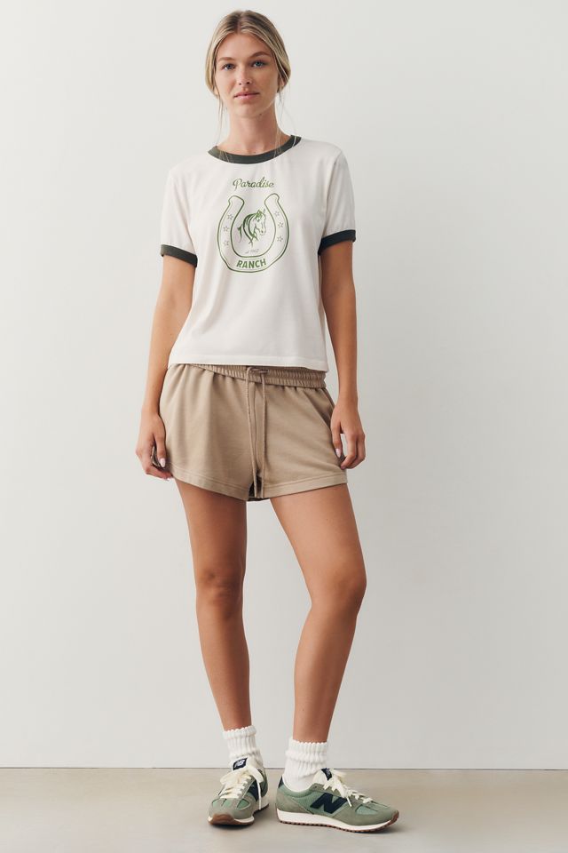 Sundry Paradise Ranch 100% Cotton Ringer Tee #1