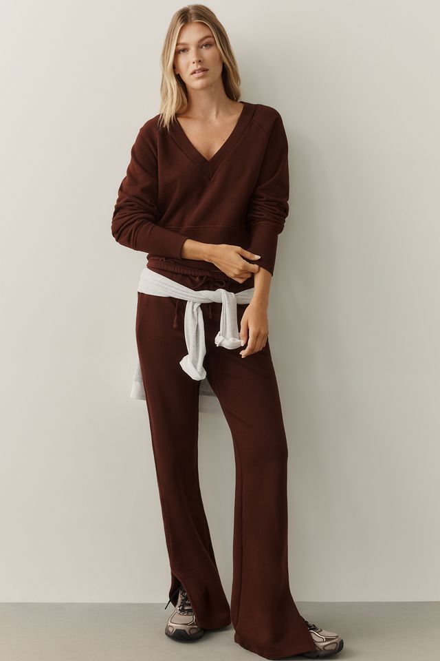 Sundry Cotton Blend V-Neck Sweatshirt #1