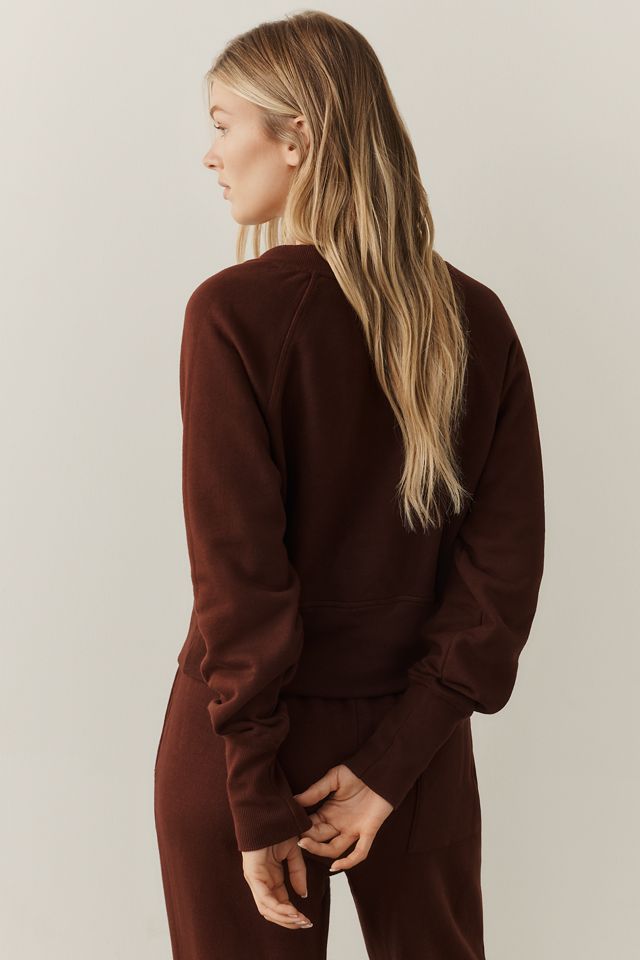 Sundry Cotton Blend V-Neck Sweatshirt #3