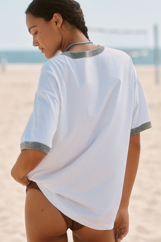 Spiritual Gangster Graphic Boyfriend Ringer Tee #2