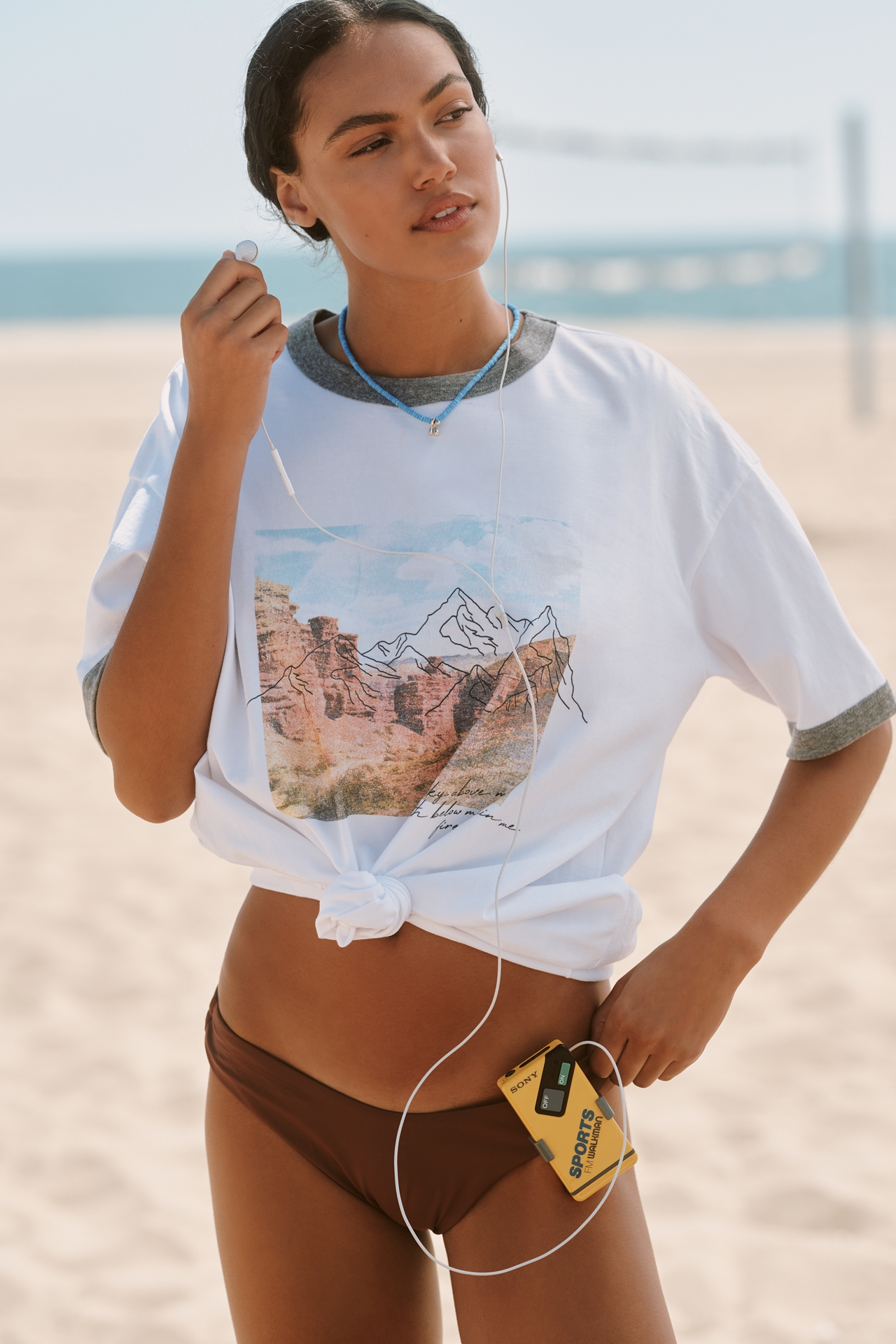Spiritual Gangster Graphic Boyfriend Ringer Tee