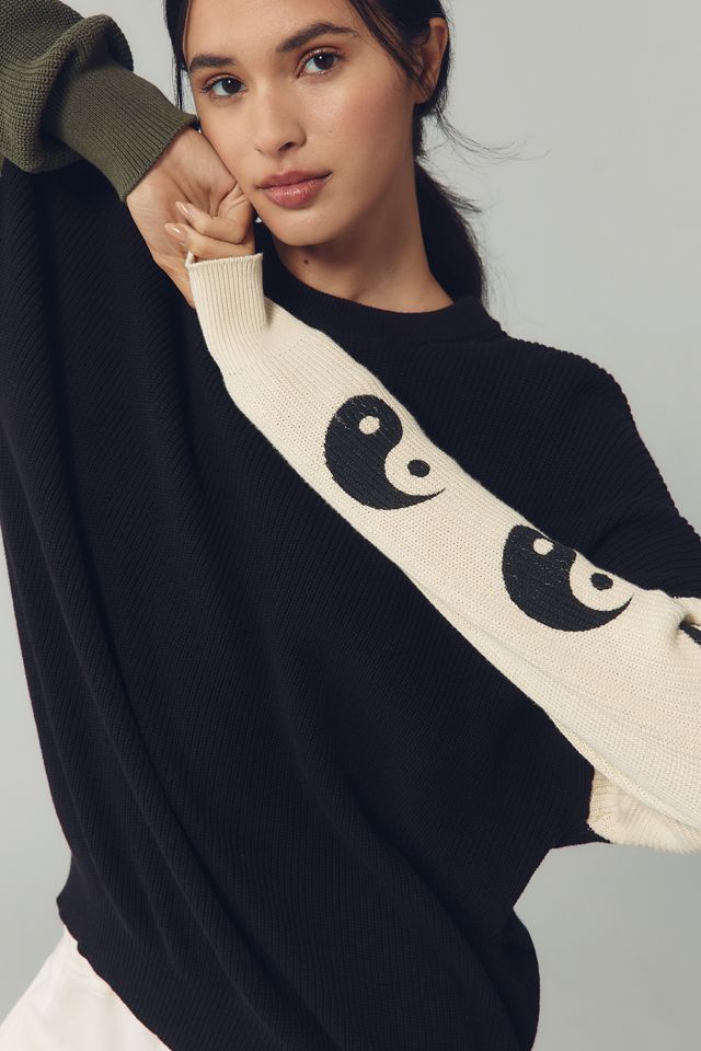 Spiritual Gangster Lyric Crew-Neck Sweater #3