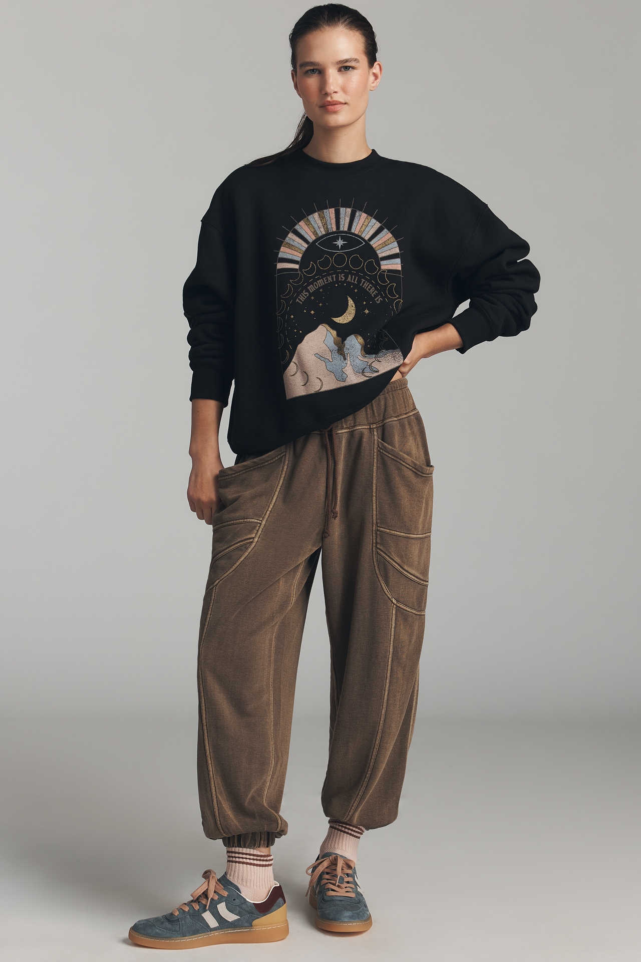 Spiritual Gangster Sublime Crew-Neck Graphic Sweatshirt