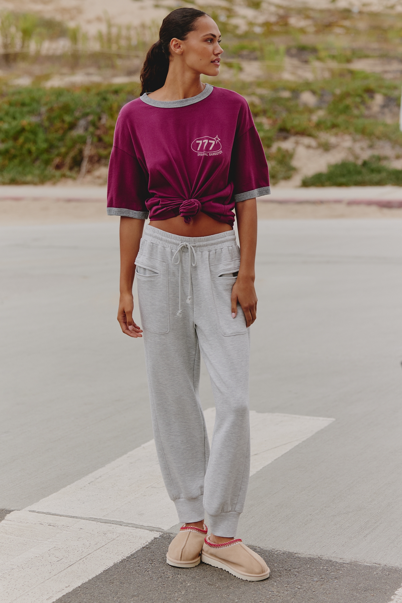 Spiritual Gangster Boyfriend Ringer Tee