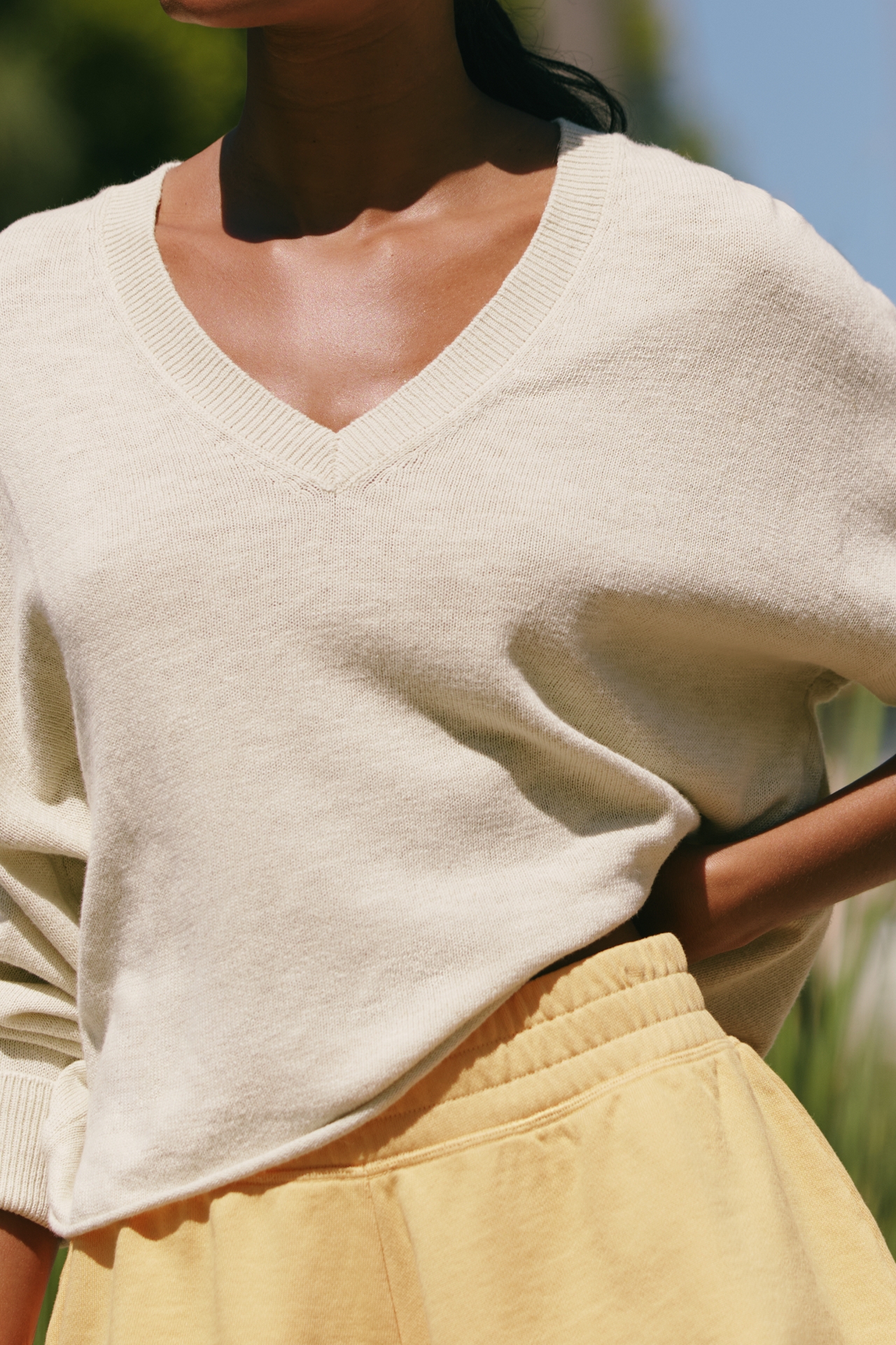 Spiritual Gangster Paradise Cotton-Linen Sweater