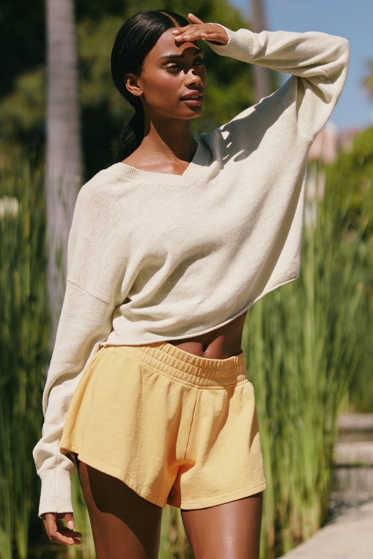 Spiritual Gangster Paradise Cotton-Linen Sweater