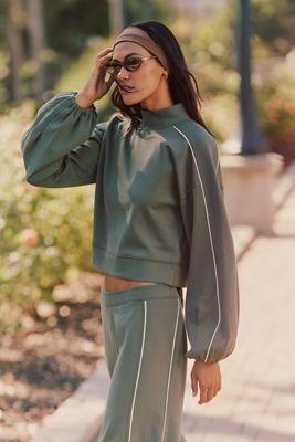 Daily Practice Studio Track Long Sleeve Top