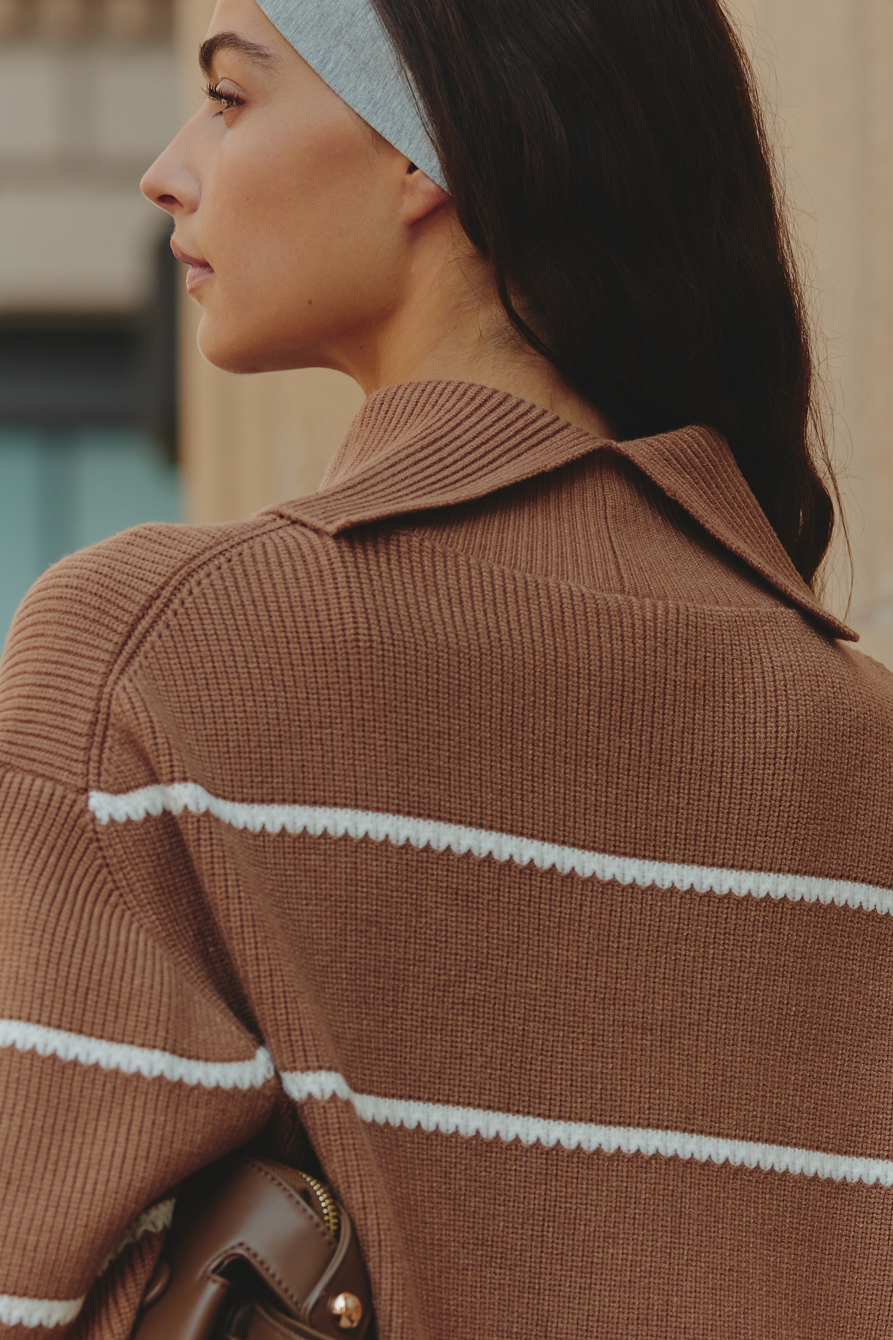 Varley Hamish Roll-Neck Stitch Knit Sweater