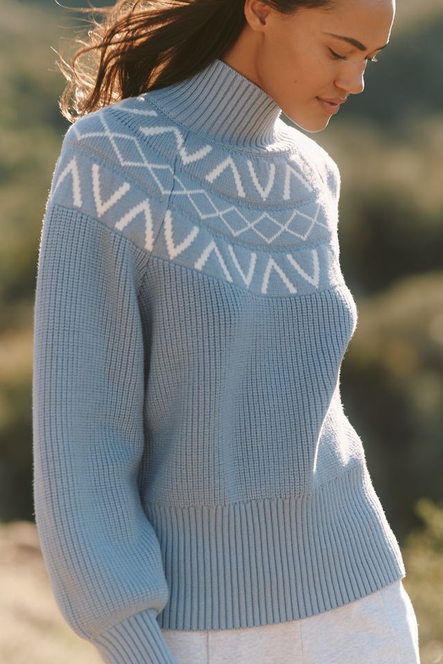 Varley Marcie Fairisle Sweater #3