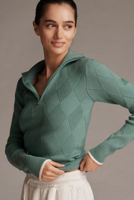 Varley Lawson Half-Zip Knit Top