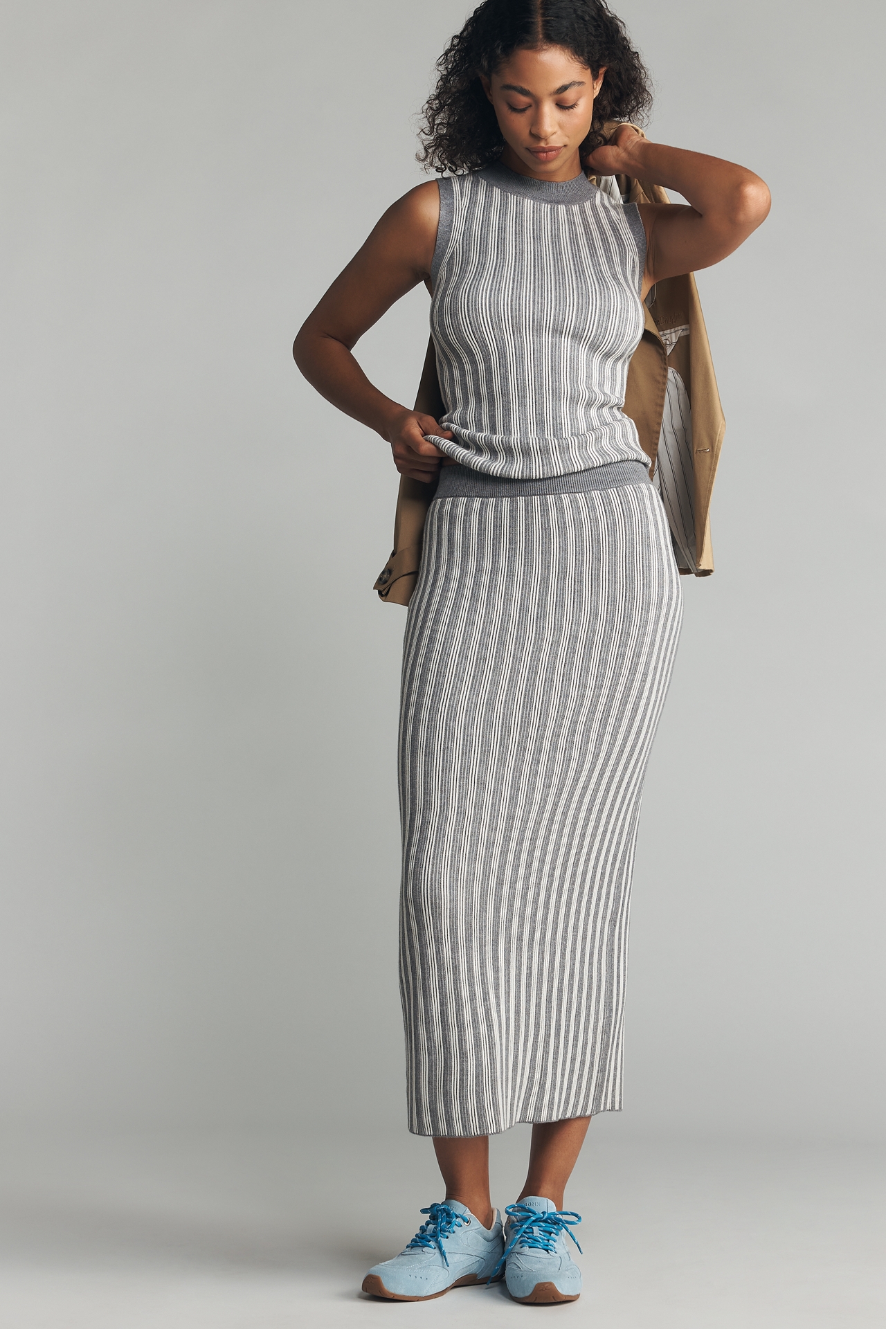 Varley Farida Ribbed Tank Top