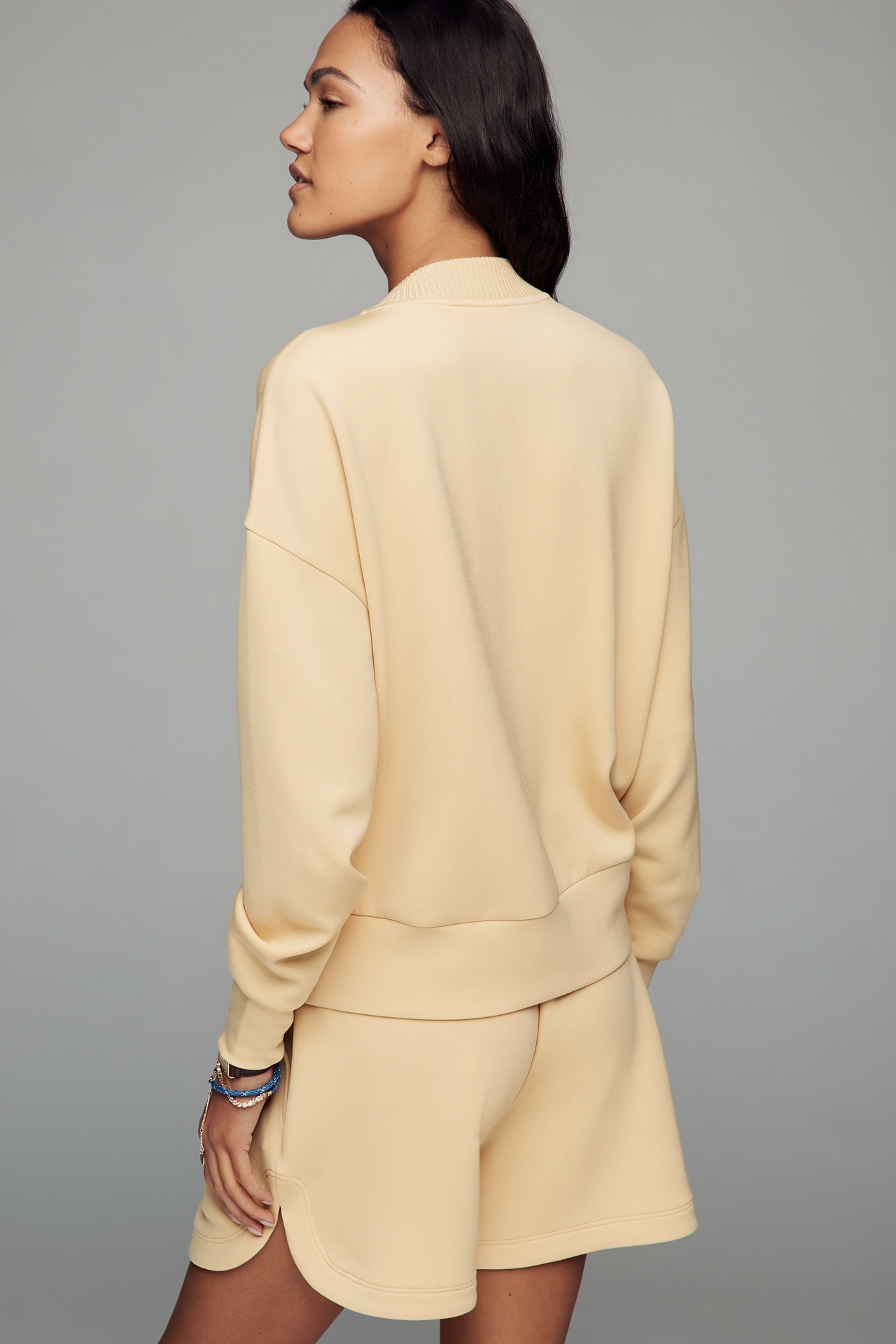 Varley Reena Button-Front Pullover