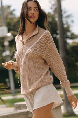 Varley Calva 100% Cotton Knit Pullover