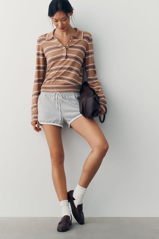 Varley Mayra Knit Polo Top #3