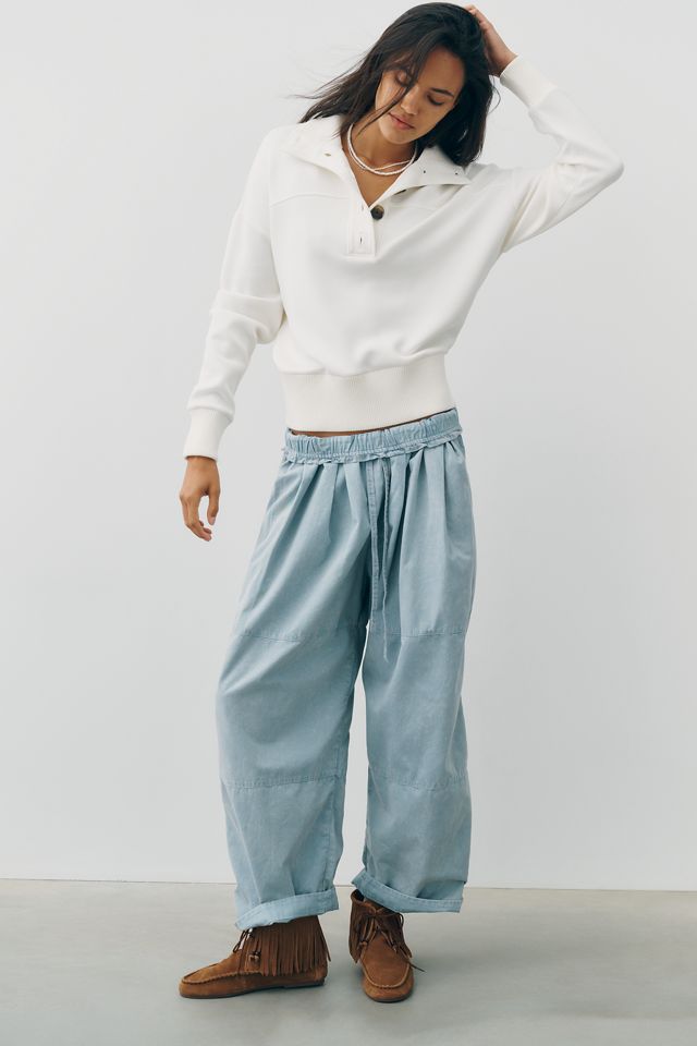 Varley Bronya Button-Front Pullover Sweater #2