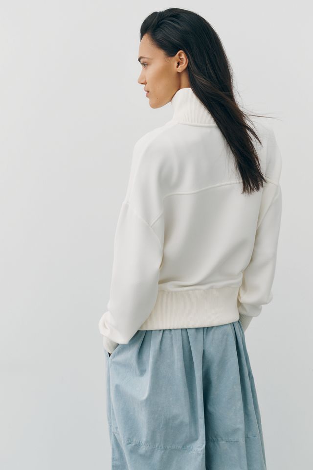 Varley Bronya Button-Front Pullover Sweater #3