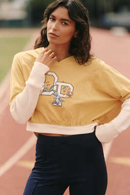 Daily Practice By Anthropologie Daily Practice Coin Toss Crop Top In Gold