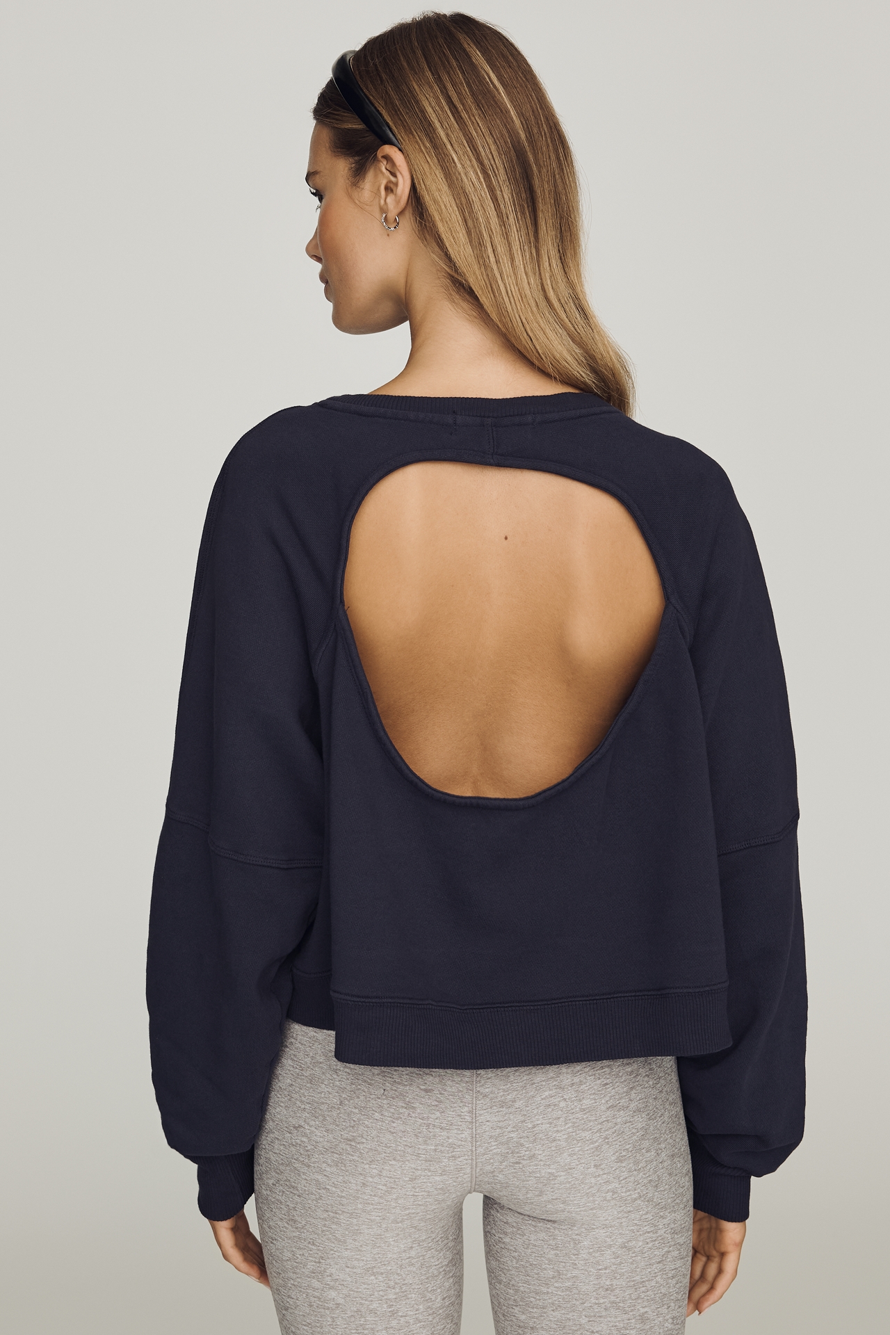 Daily Practice Open-Back Pullover