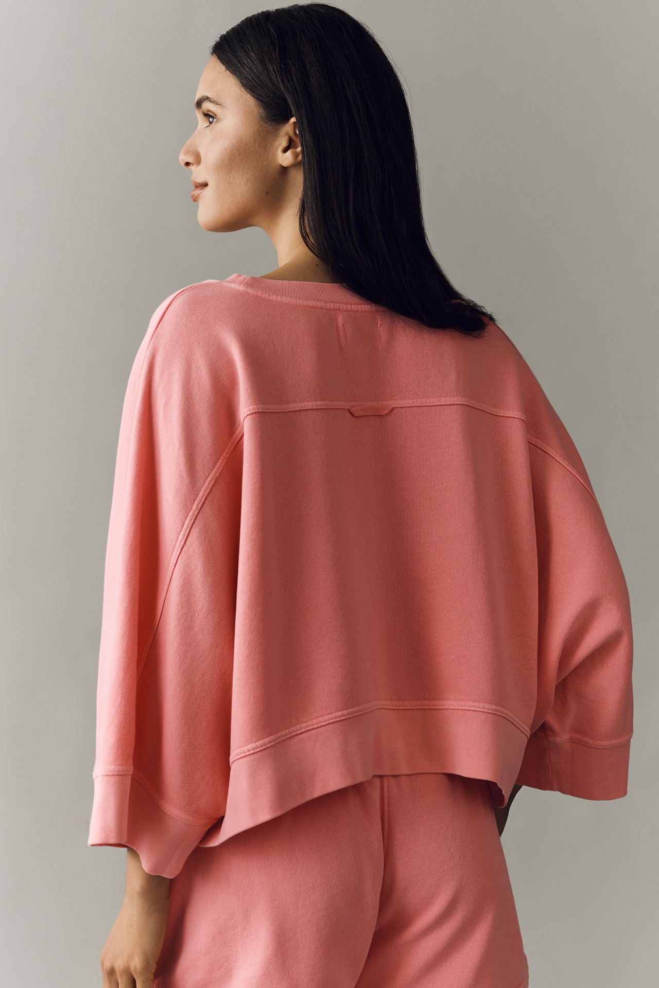 Daily Practice 100% Cotton Curved Oversized Top