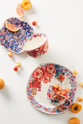 Liberty for Anthropologie Wiltshire Garden Dinner Plate
