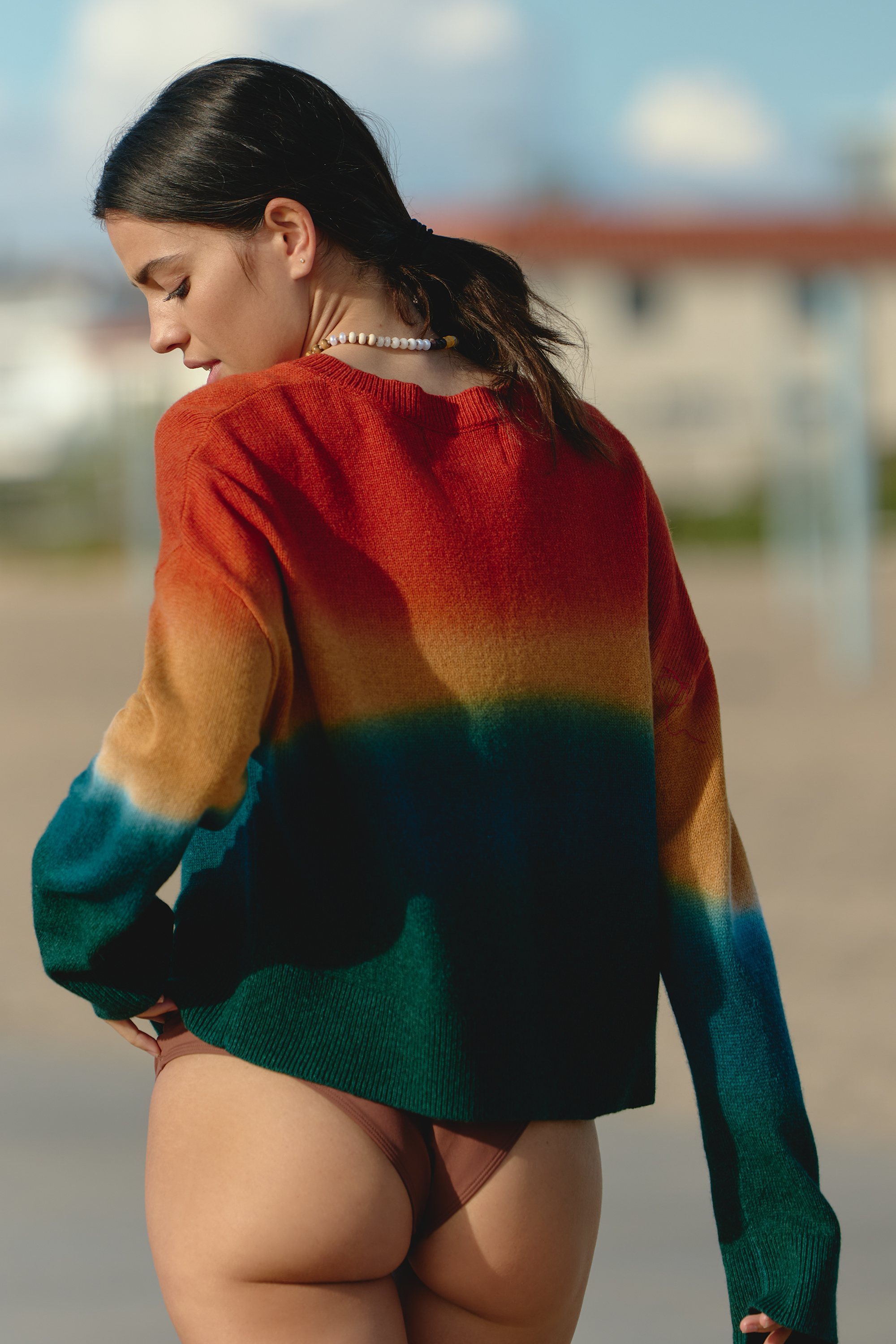 Ombré Wool Blend Sweater — Image 3