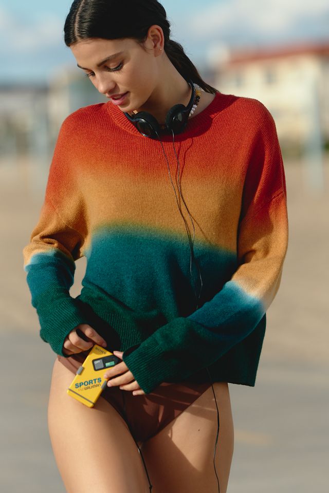 Electric & Rose Ombré Wool Blend Sweater #3