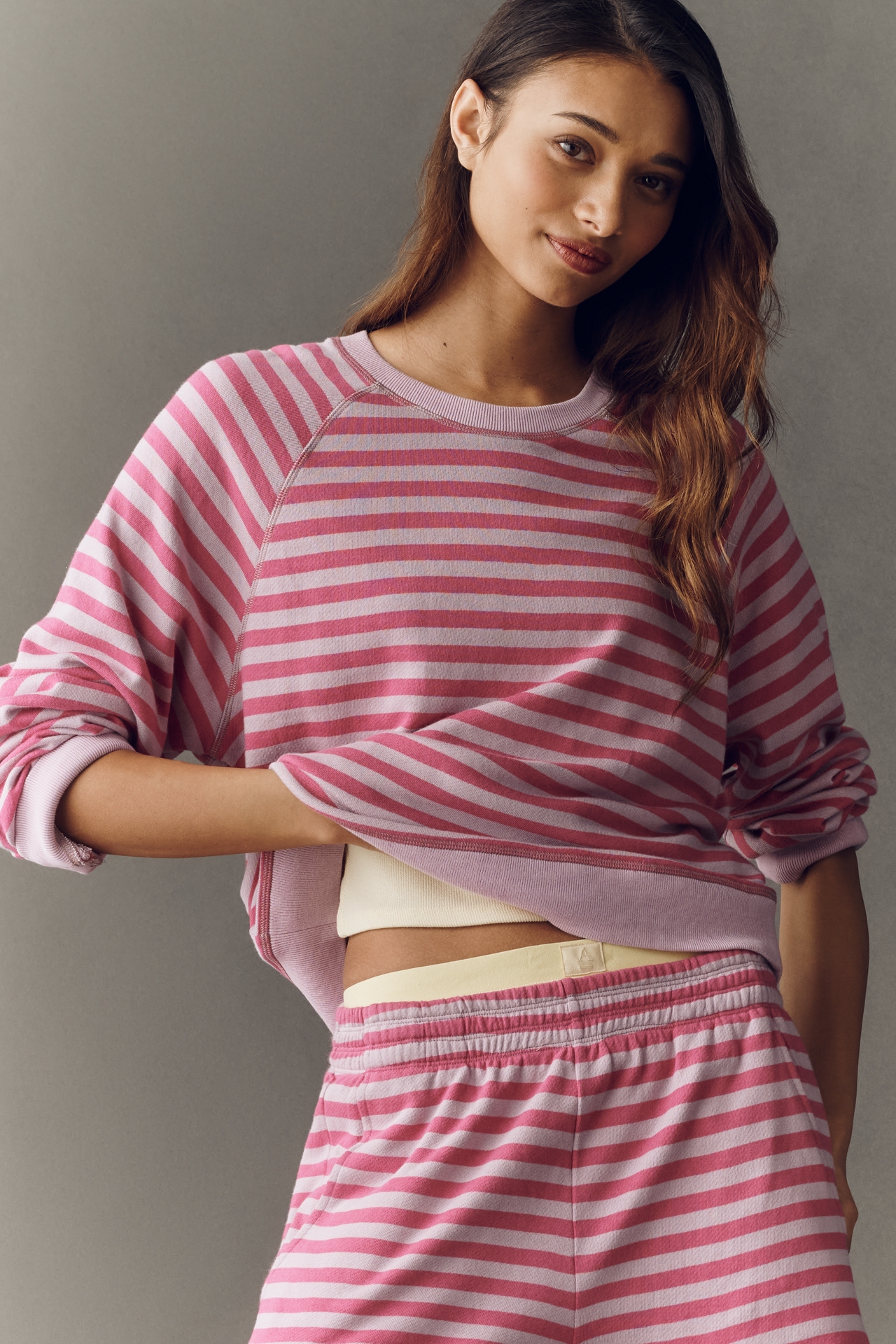 Electric & Rose Long-Sleeve Stripe Pullover