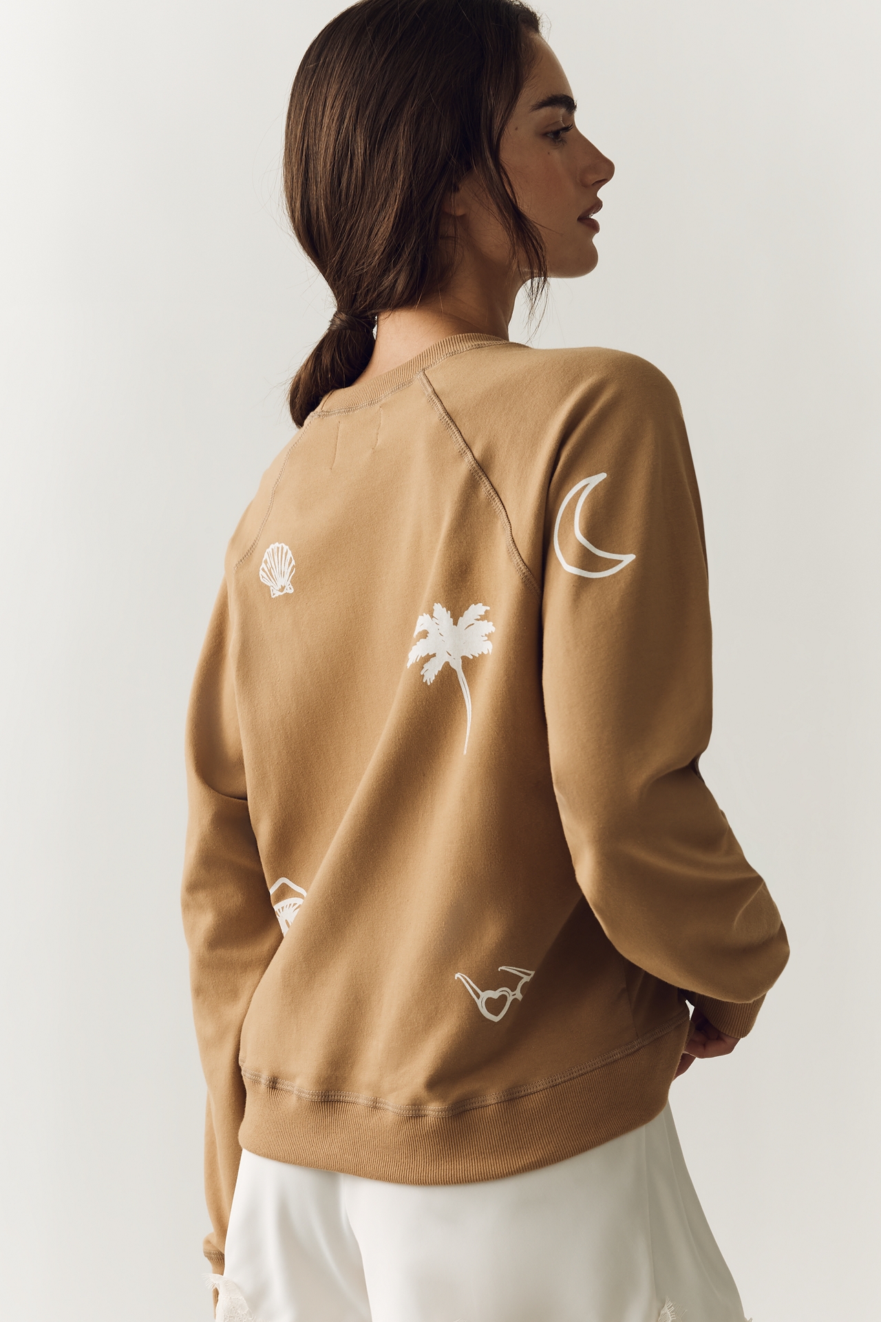 Electric & Rose Doodle Pullover