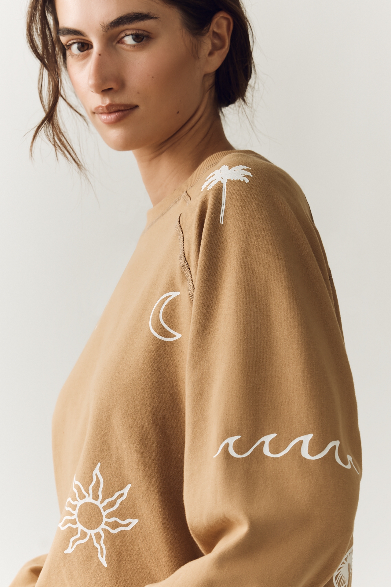 Electric & Rose Doodle Pullover