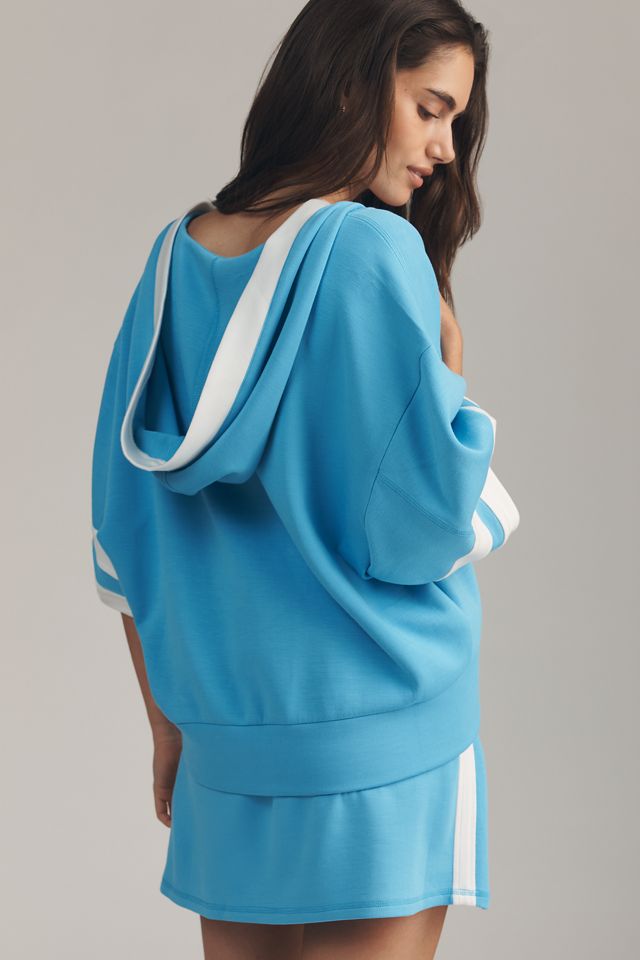 Daily Practice Half-Sleeve Hooded Sweatshirt in Willow #2