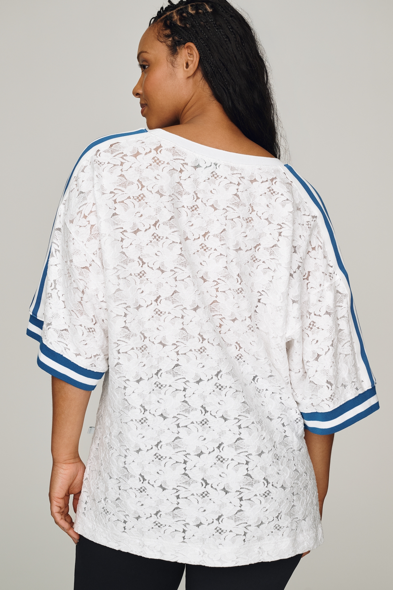 Daily Practice Sheer Lace Tee