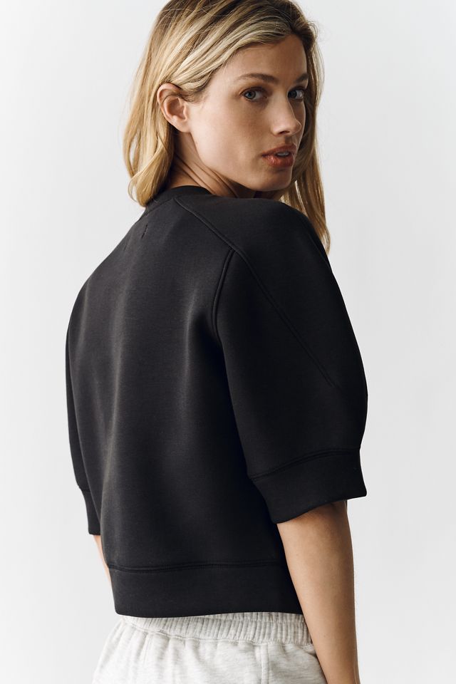 Daily Practice Short-Sleeve Bubble Sweatshirt #1