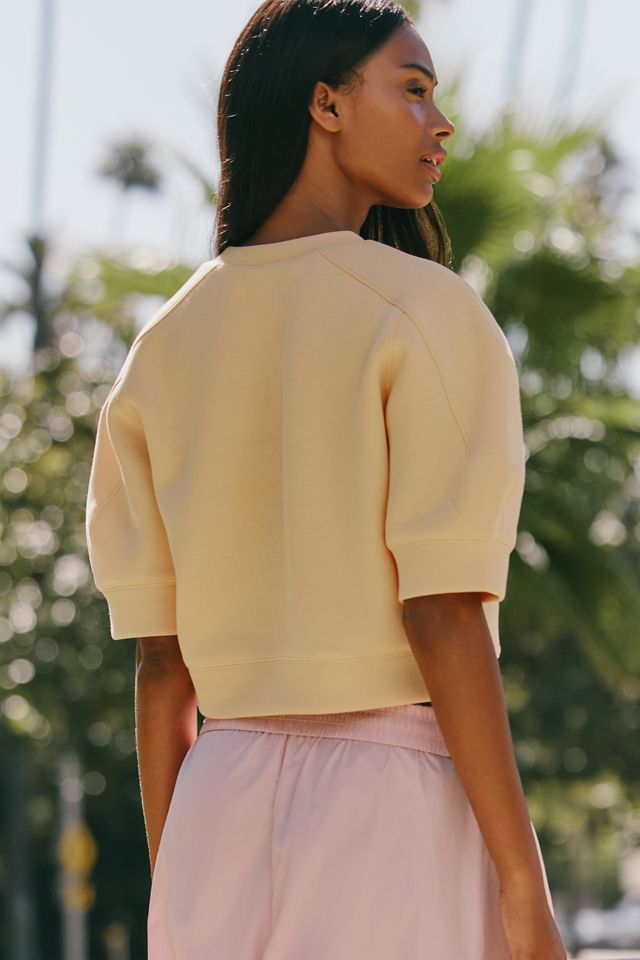 Daily Practice Short-Sleeve Bubble Sweatshirt #1