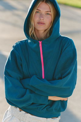 Daily Practice Roots & Routes Hoodie In Blue