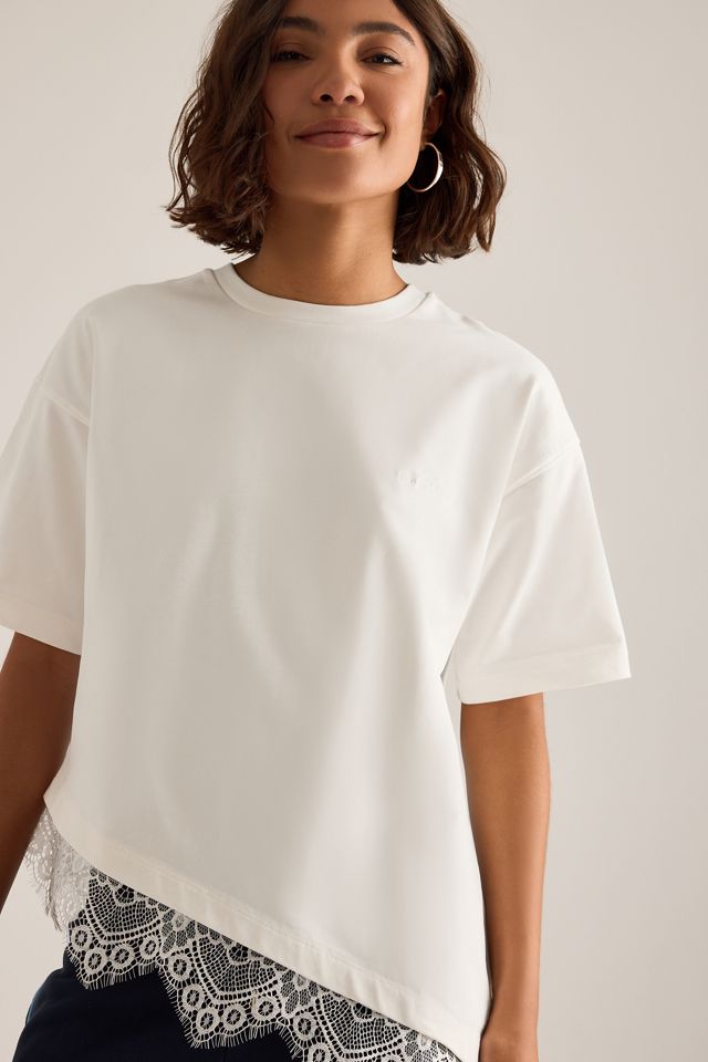 4th & Reckless Brisa Asymmetric Lace T-Shirt #1