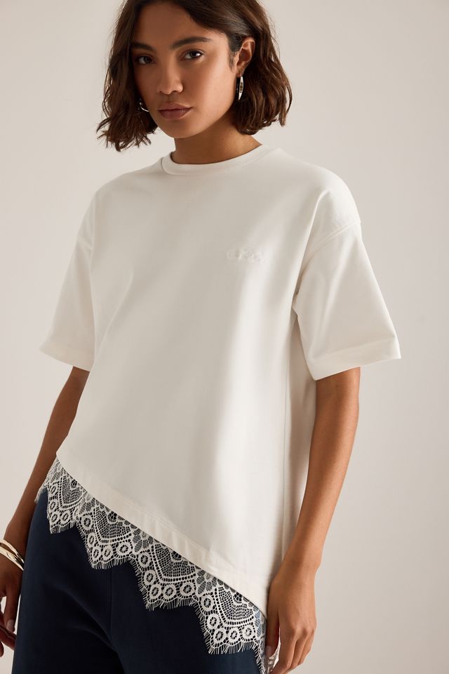 4th & Reckless Brisa Asymmetric Lace T-Shirt #3