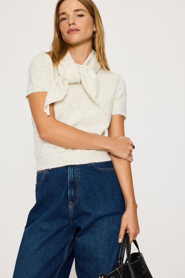 4th & Reckless Malo Scarf-Neck Knitted Top #1