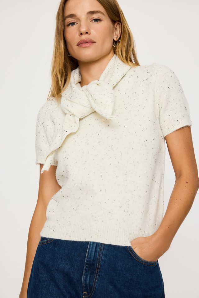 4th & Reckless Malo Scarf-Neck Knitted Top #3