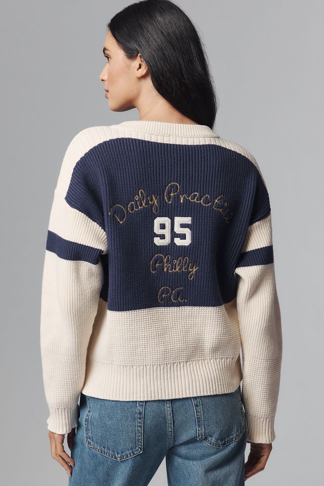 Daily Practice Quarterback Cardigan Sweater #1