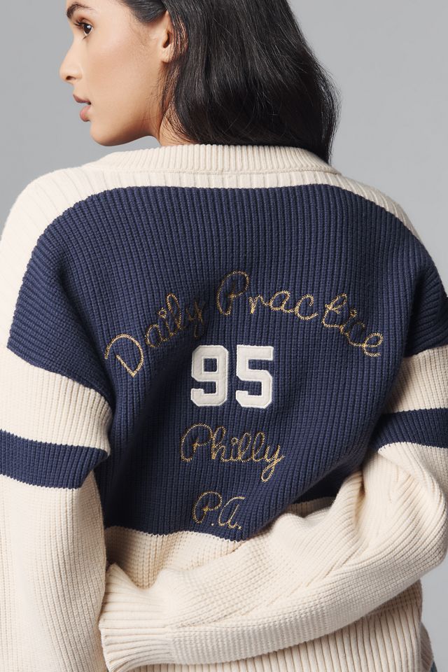 Daily Practice Quarterback Cardigan Sweater #3