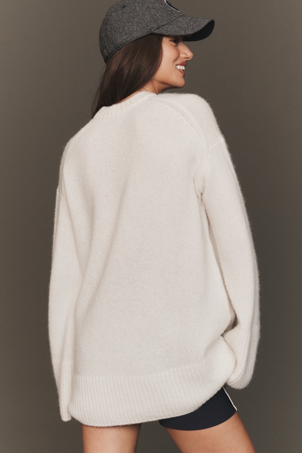 Sweaty Betty Pinnacle Wool Blend Crew-Neck Sweater