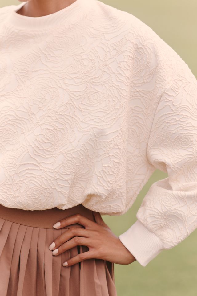 Daily Practice Textured Bubble Sweatshirt #3